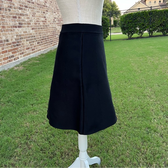 Burberry Dark blue Side Zipper Skirt - Picture 5 of 8